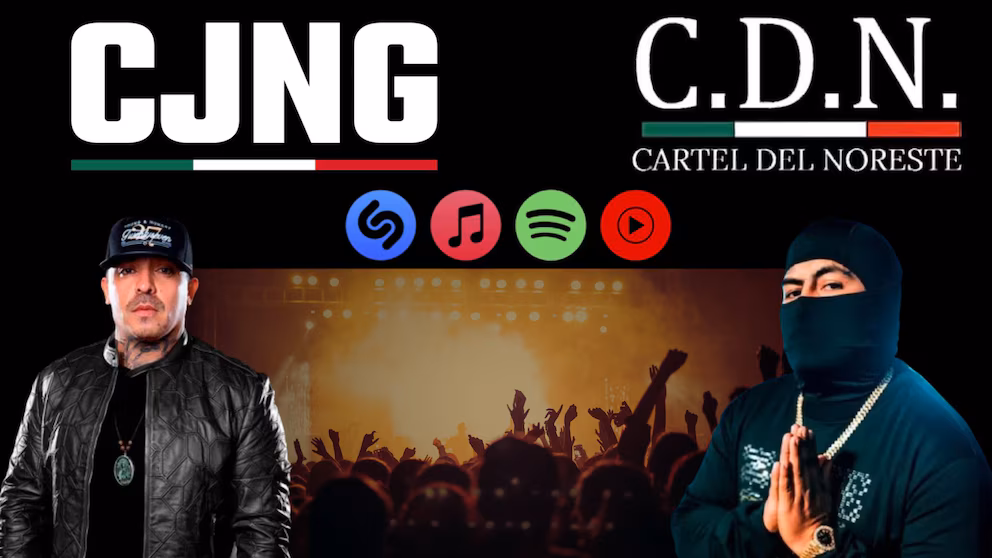 De Ángel del Villar a El Makabelico: Cómo el CJNG y el Cártel del Noreste han usado a la industria musical para lavar dinero