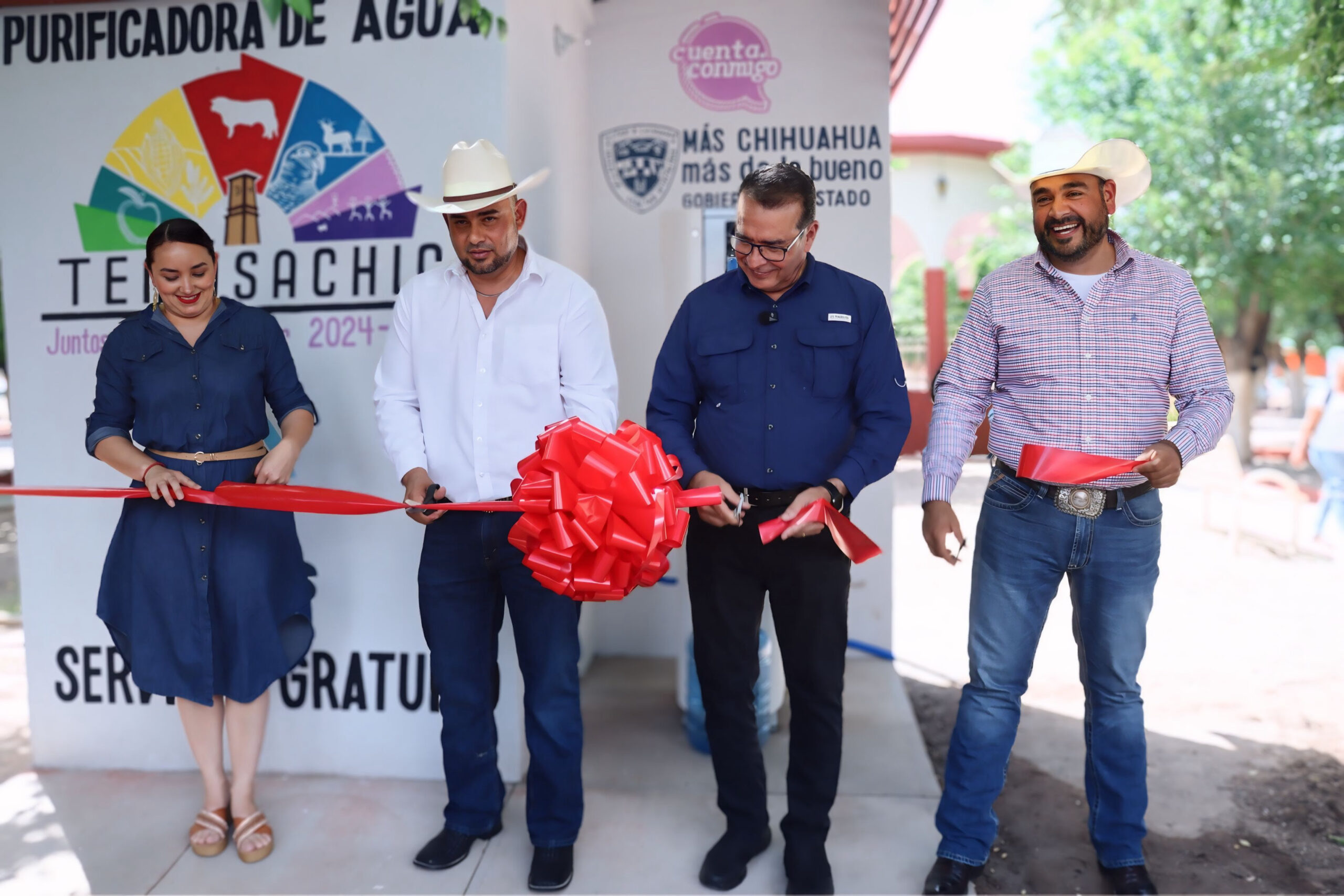Inaugura JCAS planta de ultrafiltración en Temósachic para garantizar agua limpia y segura