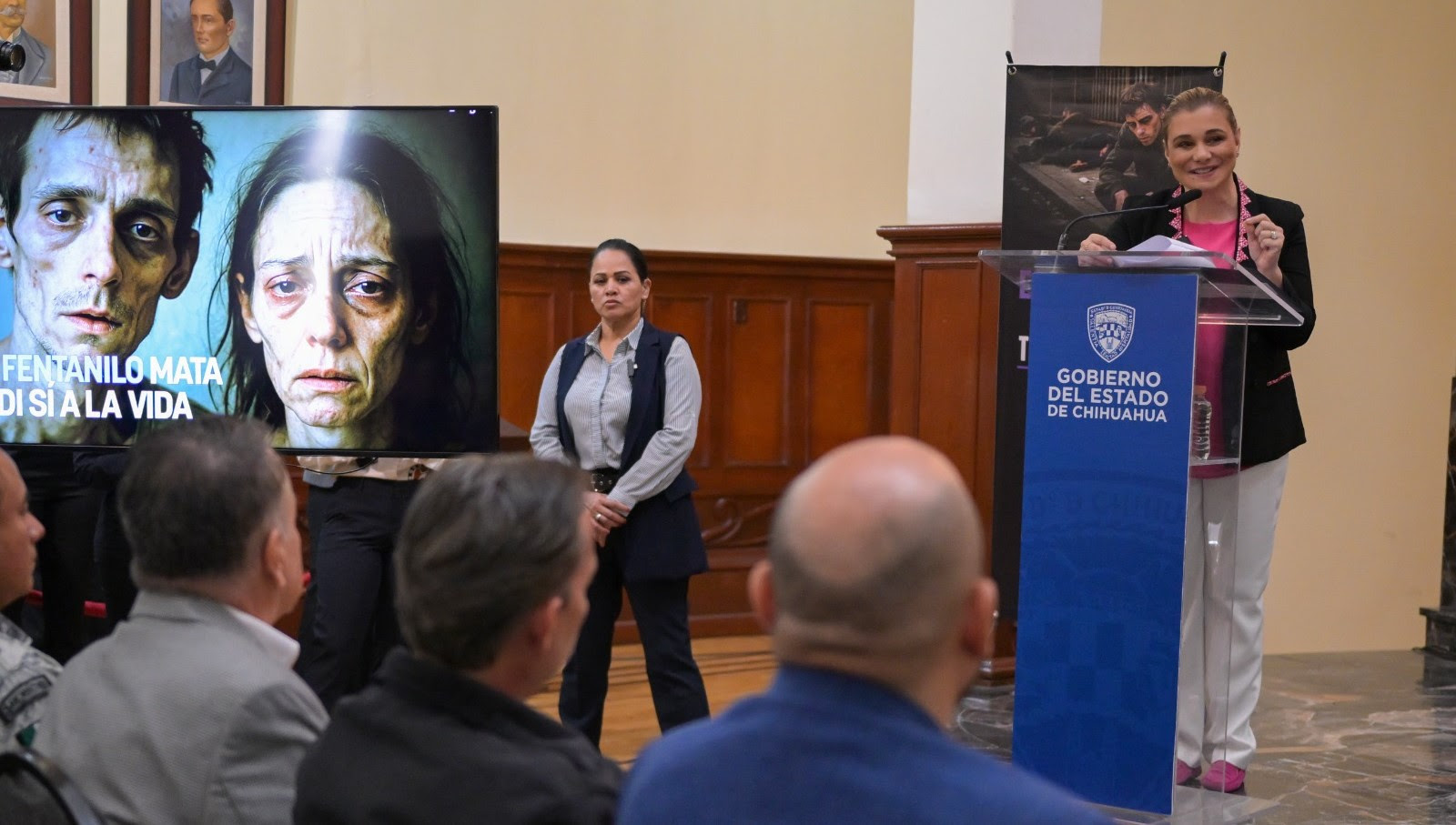 Maru Campos lanza campaña contra consumo de fentanilo