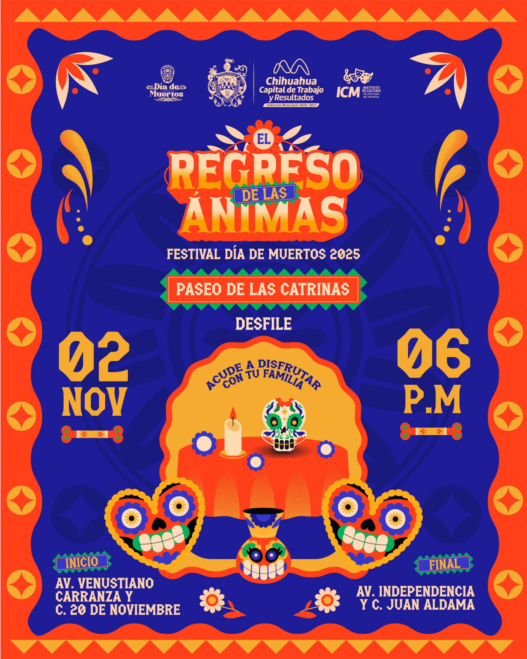 Anuncia Municipio calendario del Festival de Día de Muertos 2025 “El Regreso de las Ánimas”
