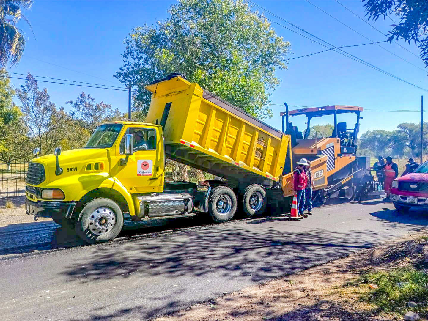 Rehabilita Gobierno del Estado carretera Meoqui-Julimes en beneficio de más de 50 mil personas