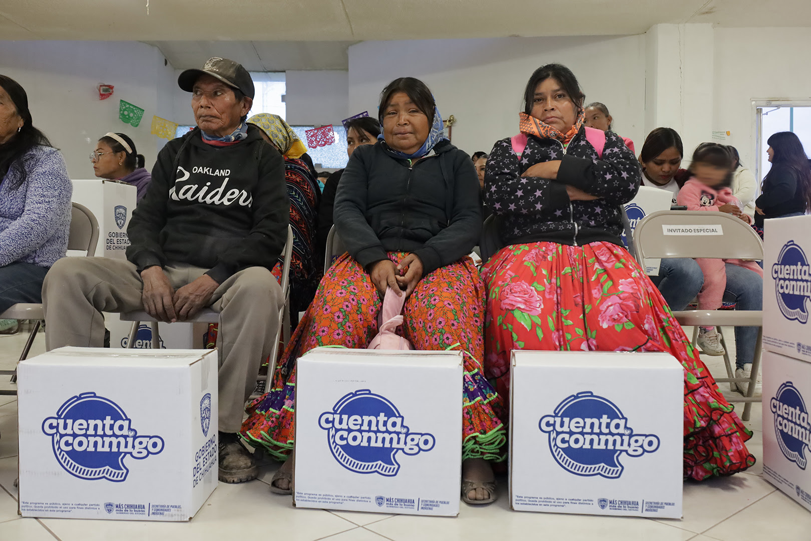 Entrega SPyCI apoyos alimentarios a familias indígenas en comunidad Gabriel Teporame