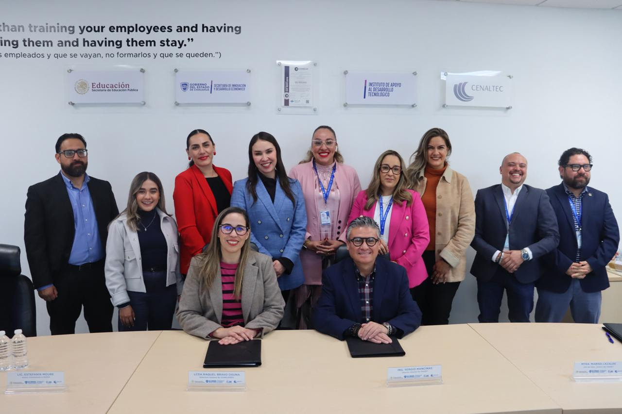 Fortalecen Inadet e ICHMujeres capacitación y desarrollo de las chihuahuenses con convenio de colaboración