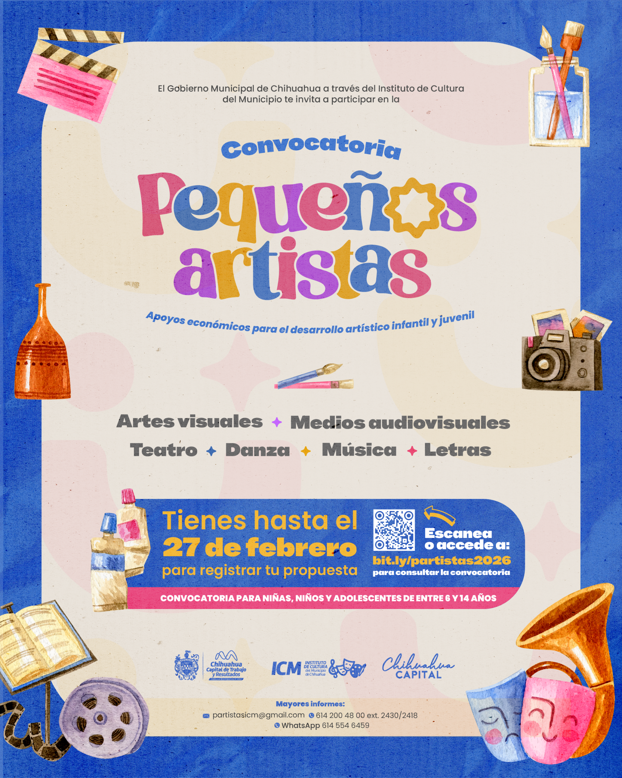 Abre Gobierno Municipal convocatoria “Pequeños Artistas” en su primera edición