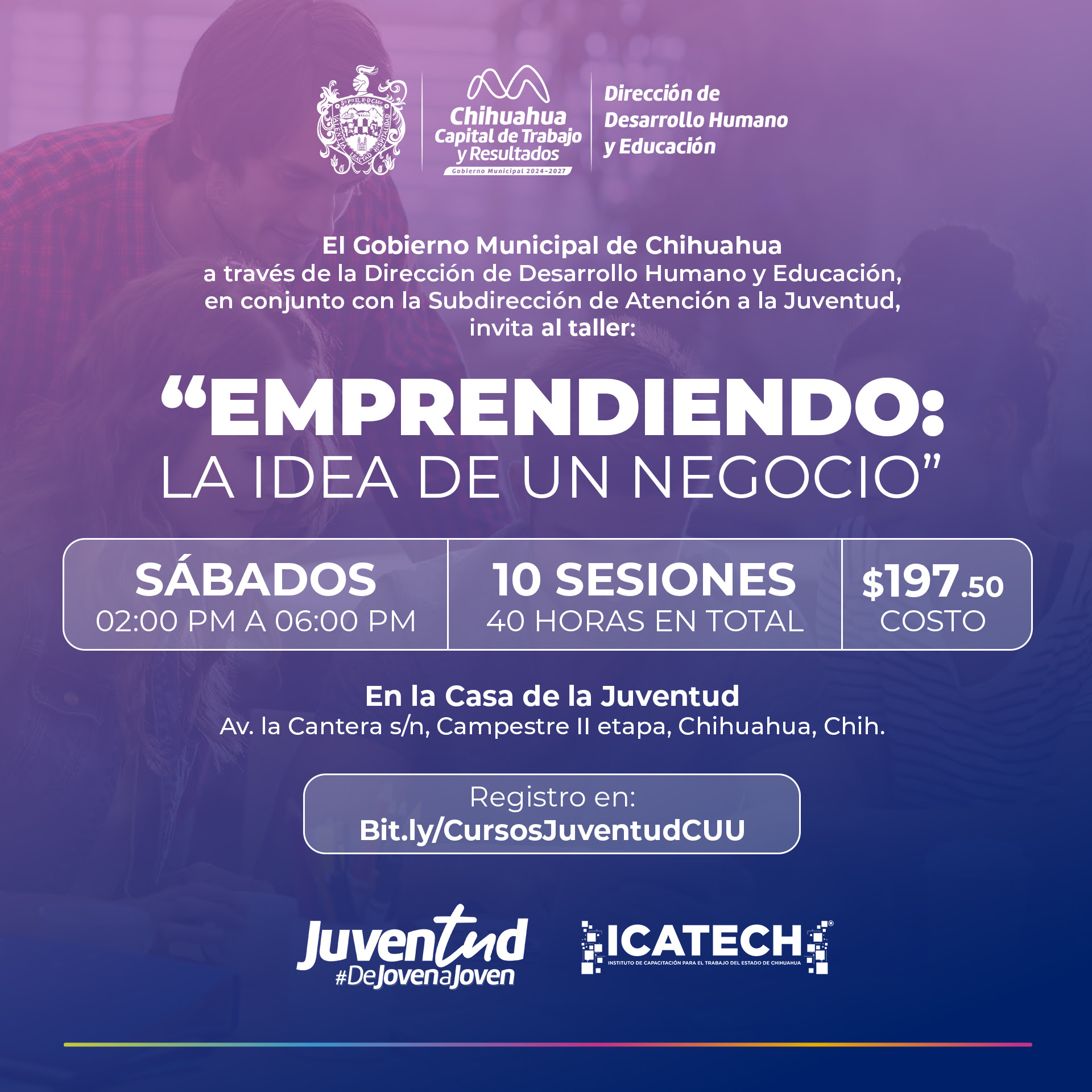 ¿Buscas aprender japonés o emprendimiento? Municipio invita a talleres