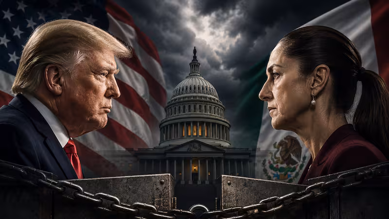 Inminente intervención de EE.UU. a México | Trump “rompe” con Sheinbaum y Washington se prepara para un cierre que podría afectar a millones