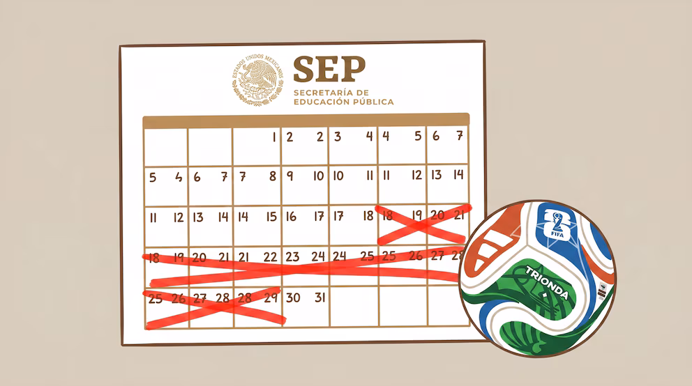 Oficial, SEP adelanta cierre de calendario escolar por el Mundial 2026 para esta fecha