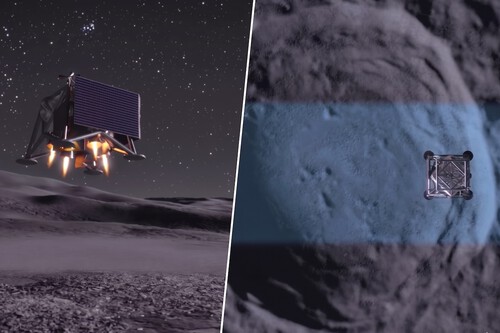 Cuatro drones de la NASA viajarán hasta donde no ha llegado nunca un astronauta: al polo sur de la Luna