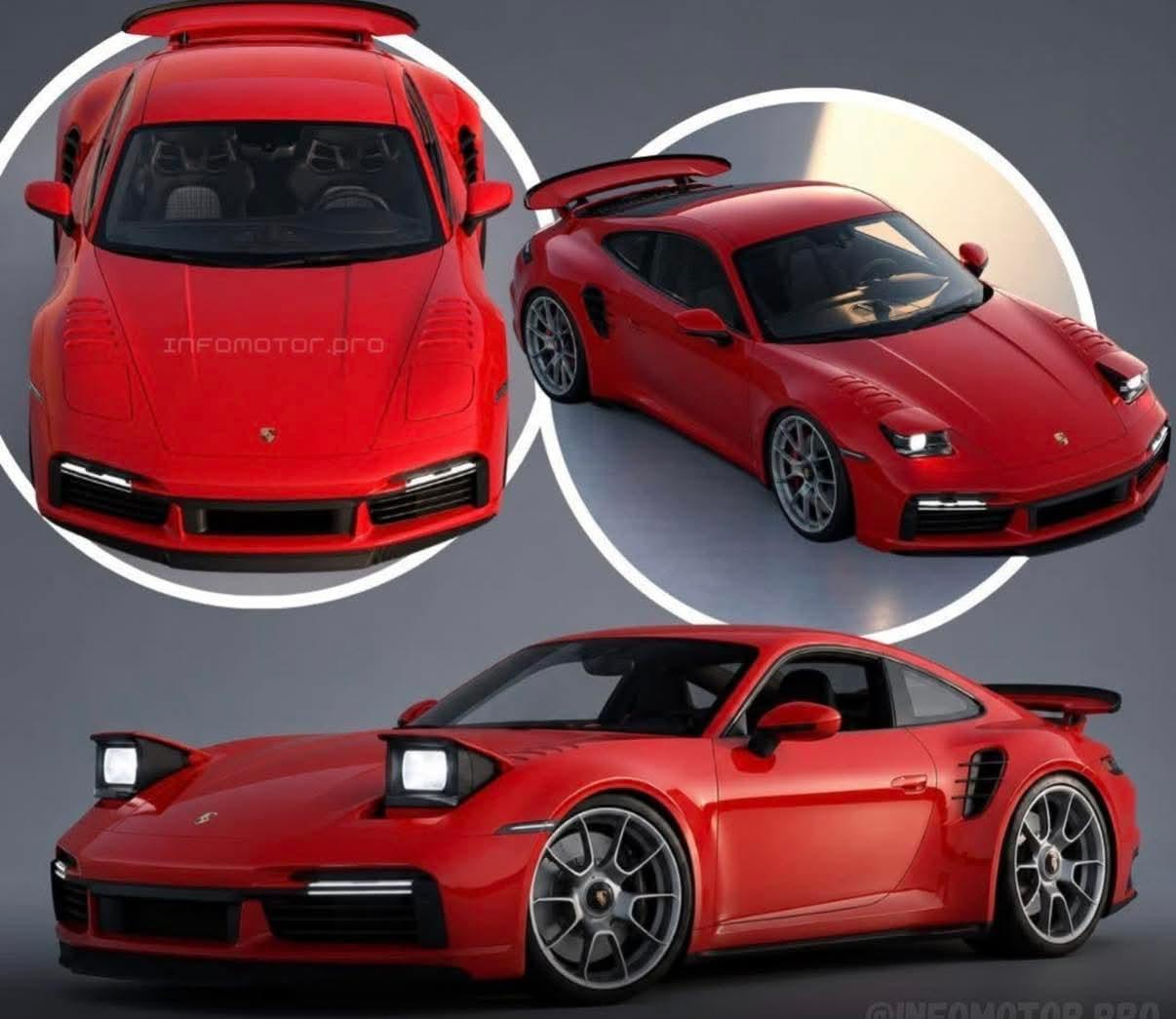 El nuevo concepto de Porsche que busca traer de vuelta los faros retractiles en el 911