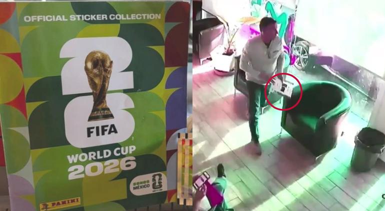 Olvidó su álbum del Mundial casi lleno en car wash y se lo llevaron