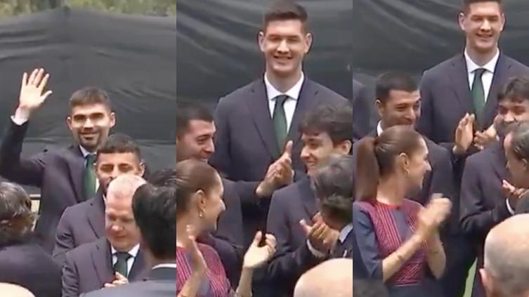 Muy felices: viralizan reacción de jugadores del Tri al ser nombrados
